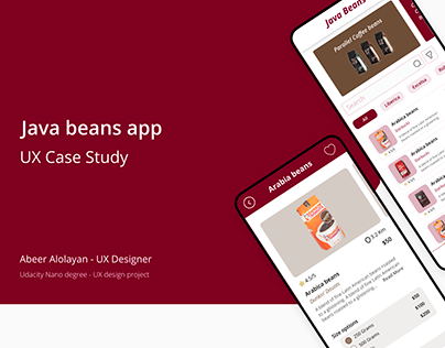 Java beans UX use case (Udacity project)