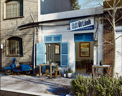 Project thumbnail - Cafe Rendering