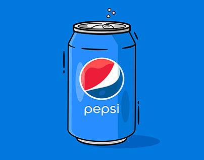 Pepsi Can Illustration: Portfolio Showcase