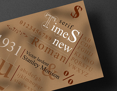 Creative Poster | Times New Roman | Typography Poster