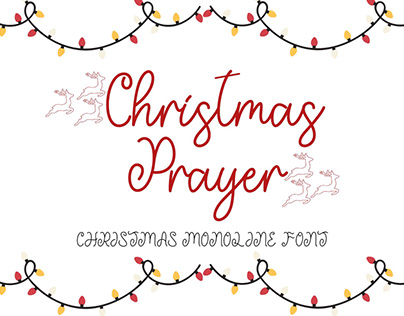 Christmas Prayer Free Font
