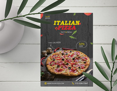 Italian Pizza Flyer
