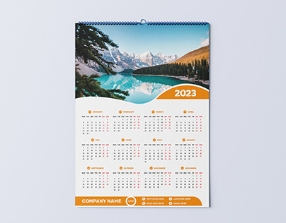 One-Page Calendar 2023