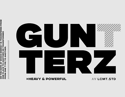 Gunterz Sans-serif Font