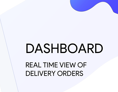 Delivery Dashboard | Desktop