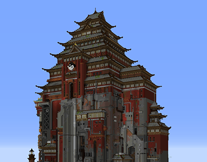 -Old Project- Asian/Dystopian tower