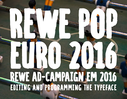 REWE Euro 2016 | Display Typeface for campaign