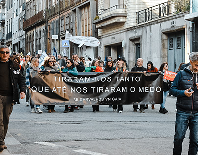 Fotojornalismo – Manifestação de Professores no Porto