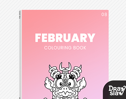 Drawslaw Digital Colouring Book [February 2022]