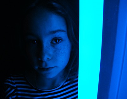 Portrait 
Rayon bleu
