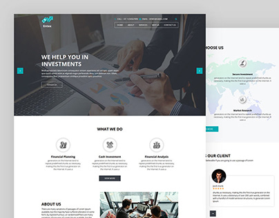 Entex – Investment HTML Template