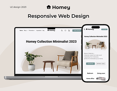 Homey - eCommerce Furniture Landing Page