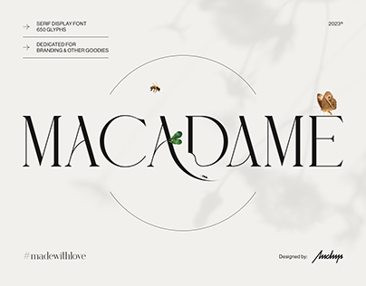 Macadame Serif Display Font