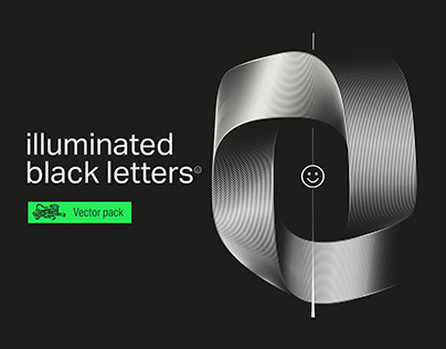 Illuminated Black Letters