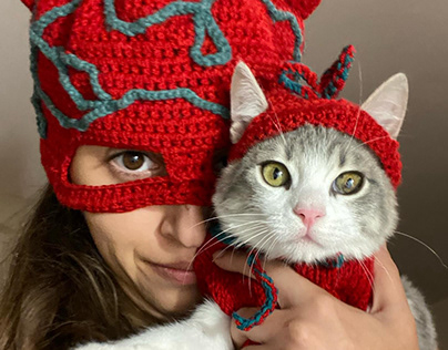 Cat&mom mask