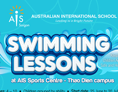 AIS Swimming Lessons Poster