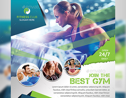Edit Fitness Flyer / Gym Flyer