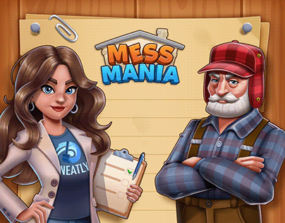 "Mess Mania" game art