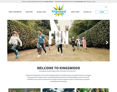 Kingswood Website re-design