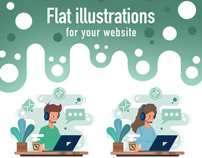 Flat illustrations