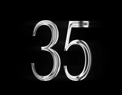 3D 35 Years intro logo for GAS Campaign