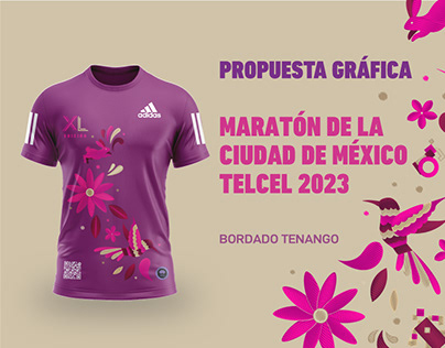 Propuesta gráfica maratón de la ciudad de México 2023