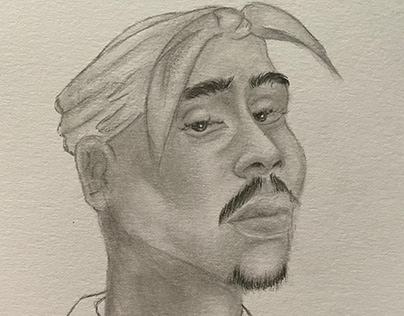 Tupac drawing
