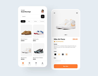 Nike Store Mobile design App