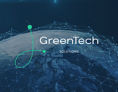 Logo for "GreenTech Solutions" company