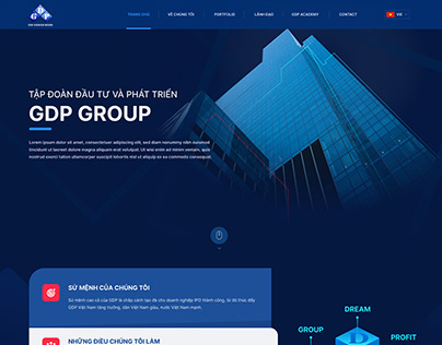 Website GDP Group design