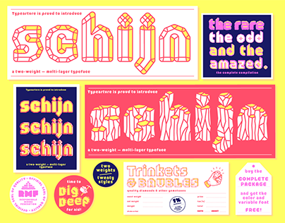 Schijn, a multifaceted typeface