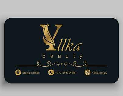 YllkaBeauty - Business card for beauty salon