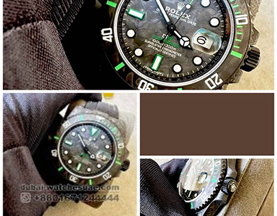 Buy Rolex DiW Carbon Green Replica-Without Premium