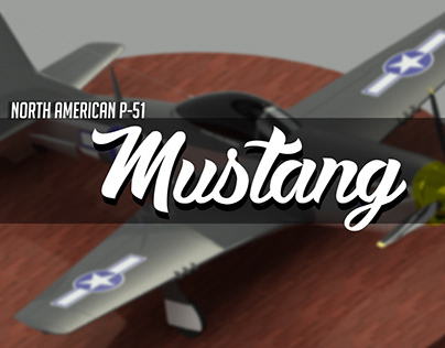 N.American P-51 Mustang - AutoCAD