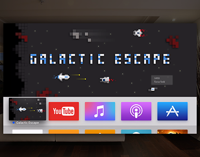 Project thumbnail - Galactic Escape — gaming on Apple TV