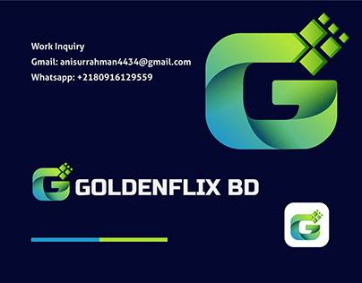 Modern Logo, Letter G, 3D, Logo Design.