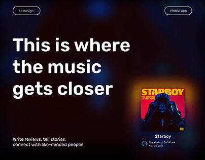 An app for discussing about music releases