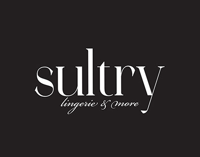 SULTRY Lingerie&More Brand Design Working