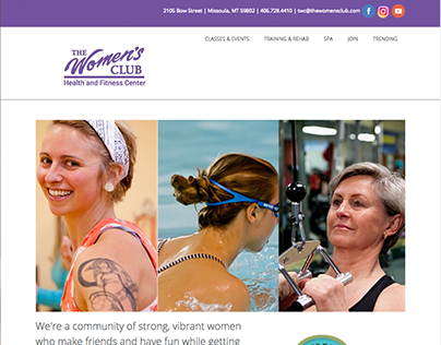 The Women's Club website