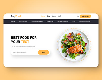 Meal Kits : Food Website & Food Delivery Landing Pag 🥘