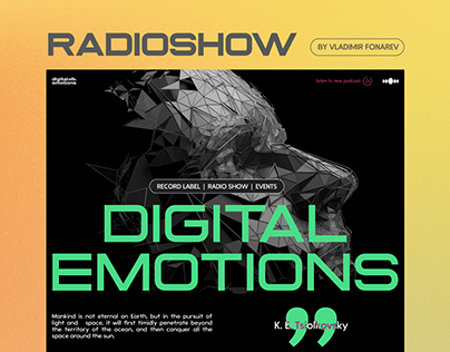 Digital Emotions - record label & radioshow website