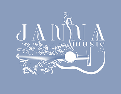 Logo and visual identity design - Janna music