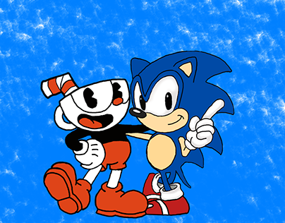 Cuphead and Sonic