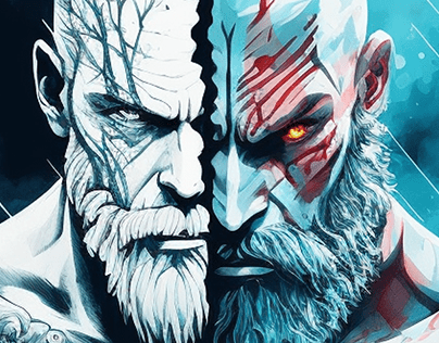 Thor-God of War Ragnarok by Samji_illustrator for Fireart Studio on Dribbble