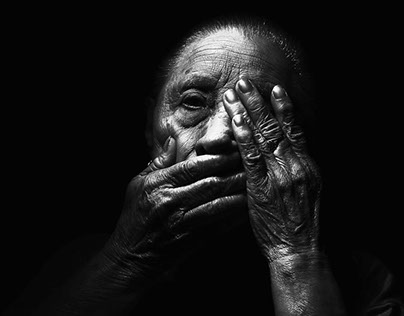Elder abuse web page imagery