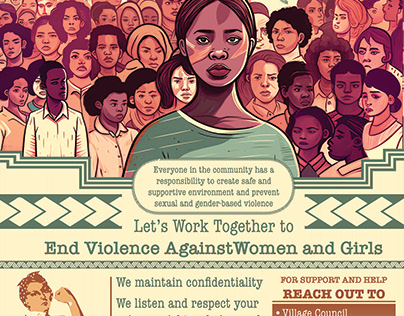 Stop Gender Based Violence - Poster Design