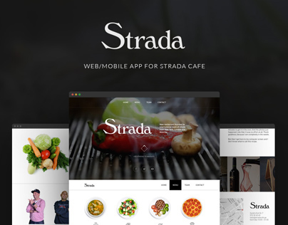 Web/Mobile App for Strada Cafe