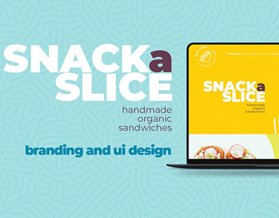 Snack a slice branding and UX/UI design