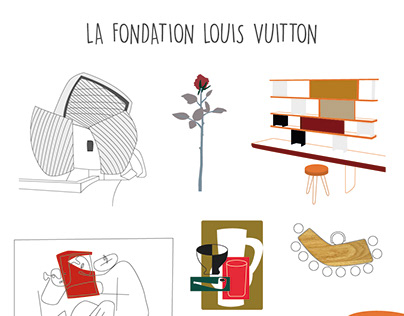 Planche illustrations - Fondation Louis Vuitton