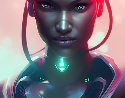Project thumbnail - woman cyborg
